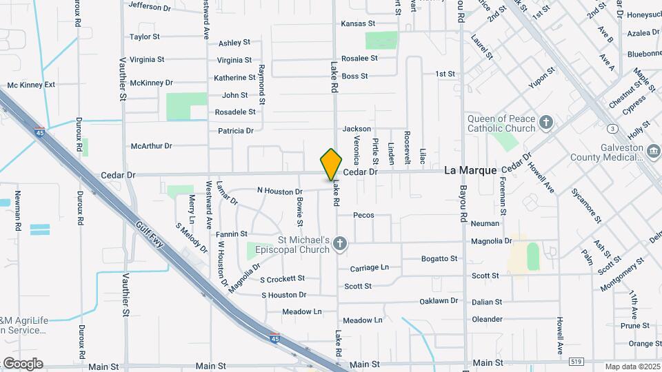 2502 N Houston Dr Map and Location Details