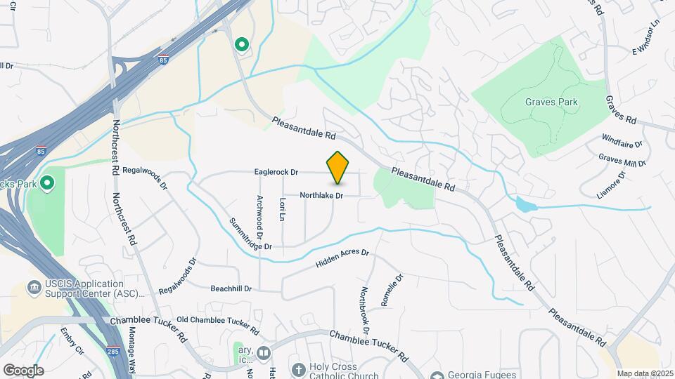 3684 Northlake Dr Map and Location Details