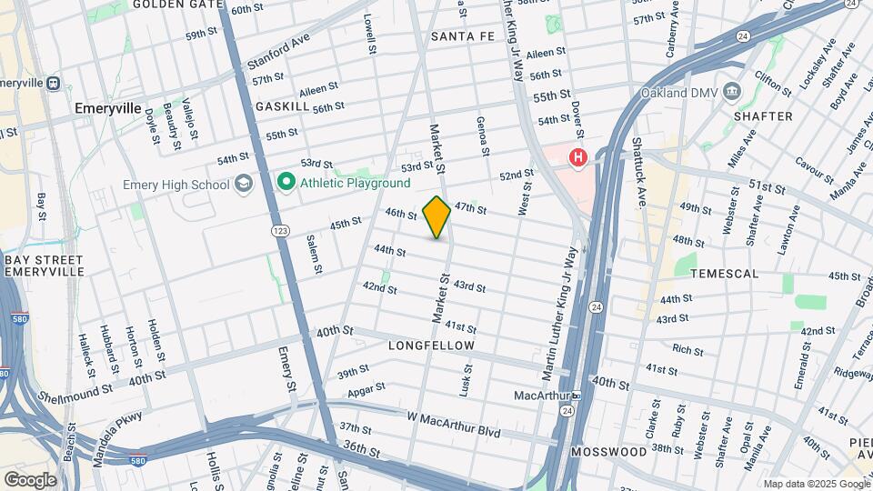919 45th St Map and Location Details