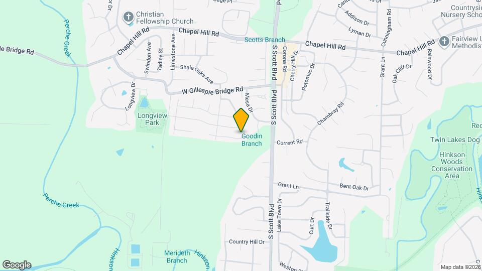 2501 Grandview Cir Map and Location Details