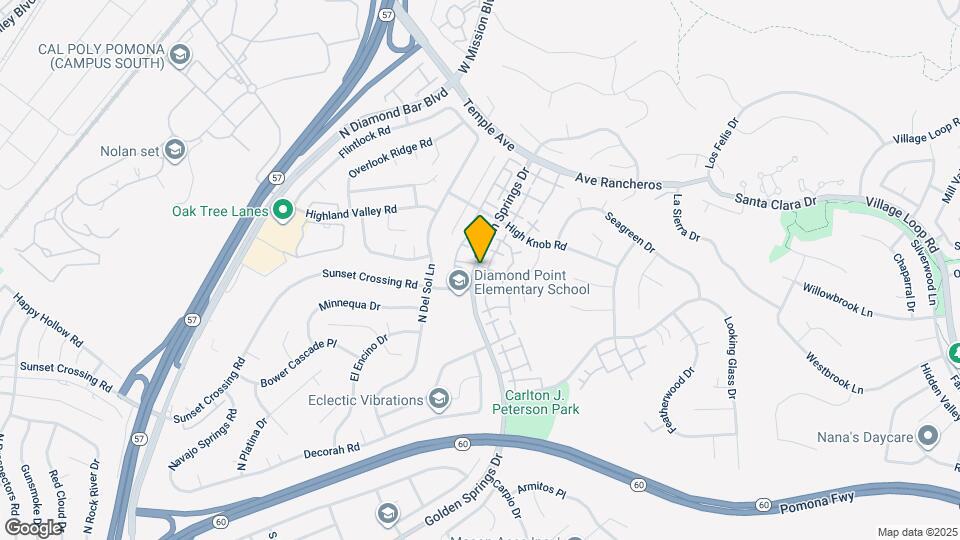910 Golden Springs Dr Map and Location Details