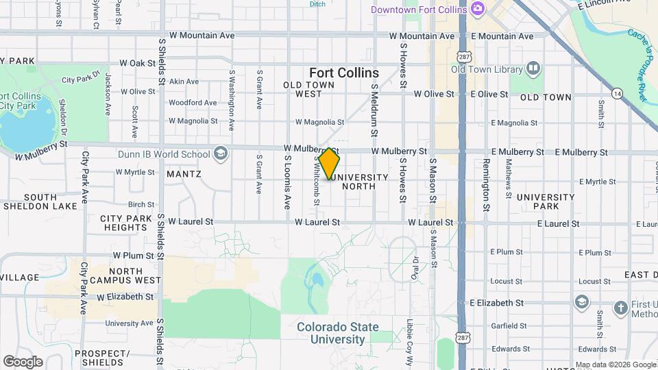 517 W Myrtle St Map and Location Details