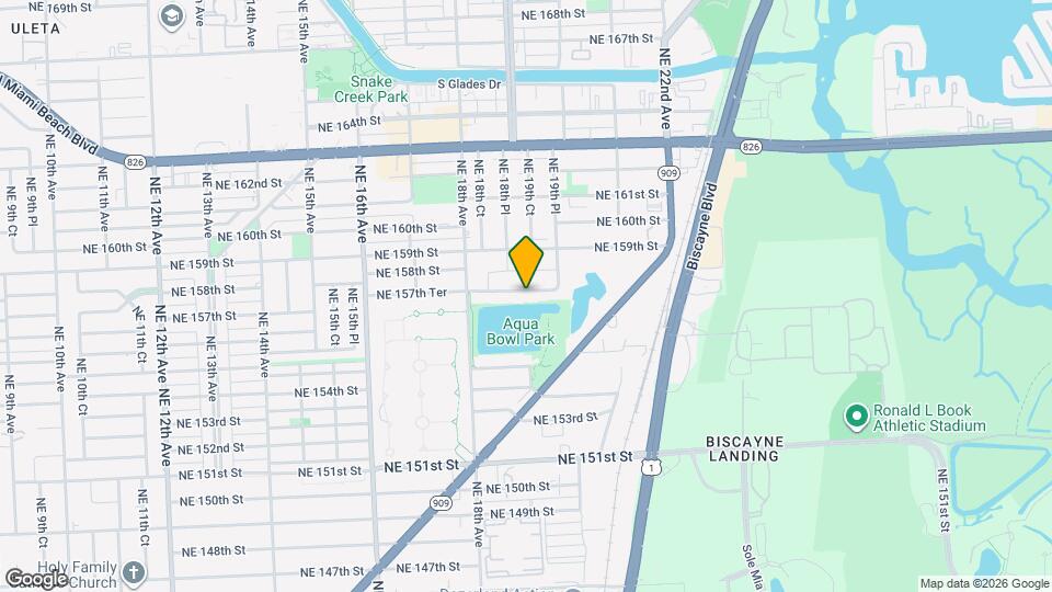 1900 NE 157th Ter Map and Location Details