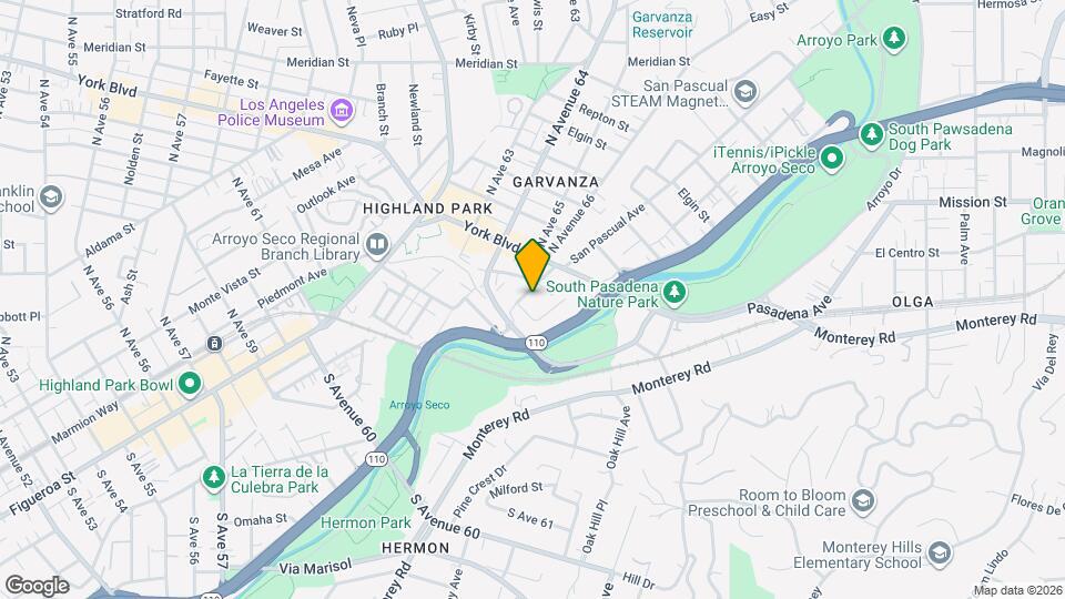 218 S Ave 66 Map and Location Details