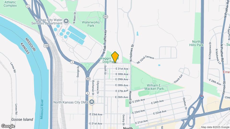 405 E 32nd Ave Map and Location Details