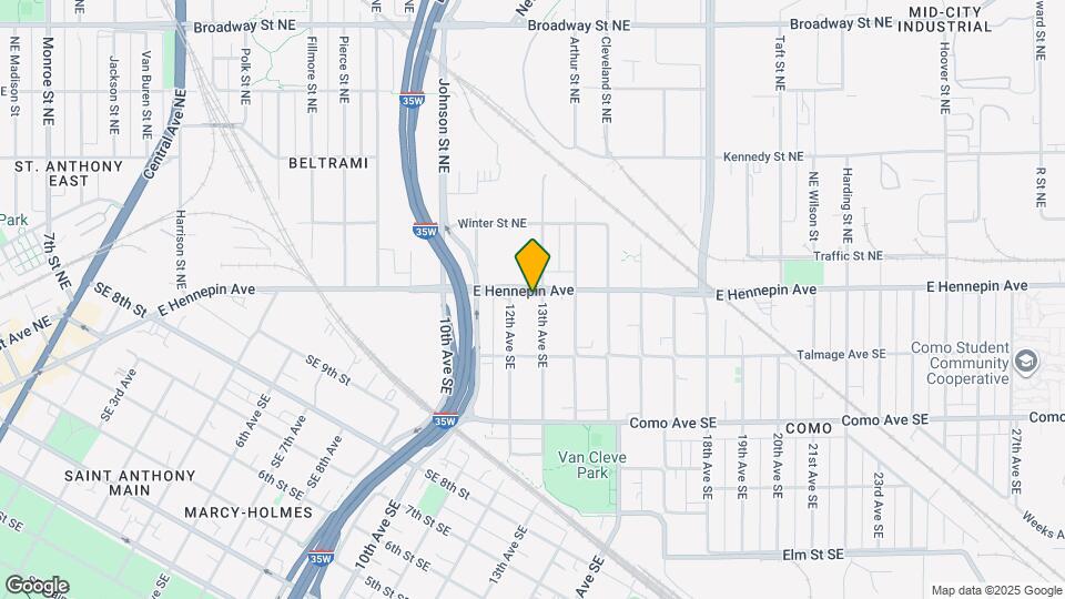 1111 13th Ave SE Map and Location Details