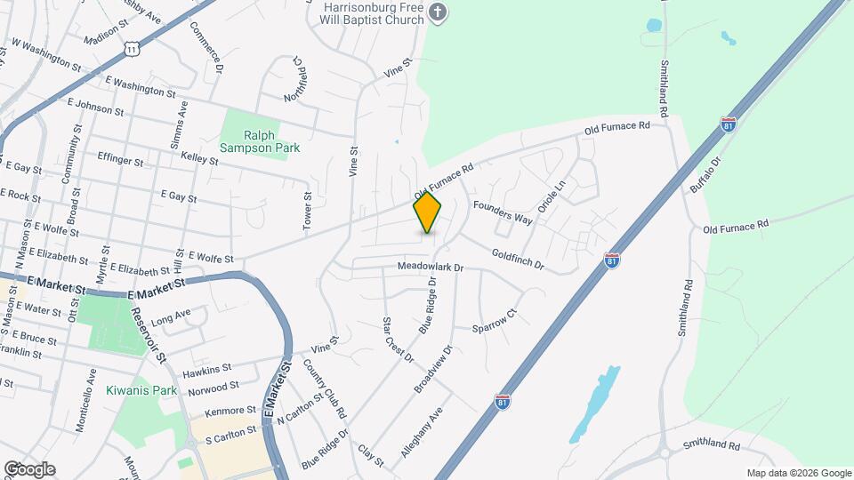 1103 Wellington Dr Map and Location Details