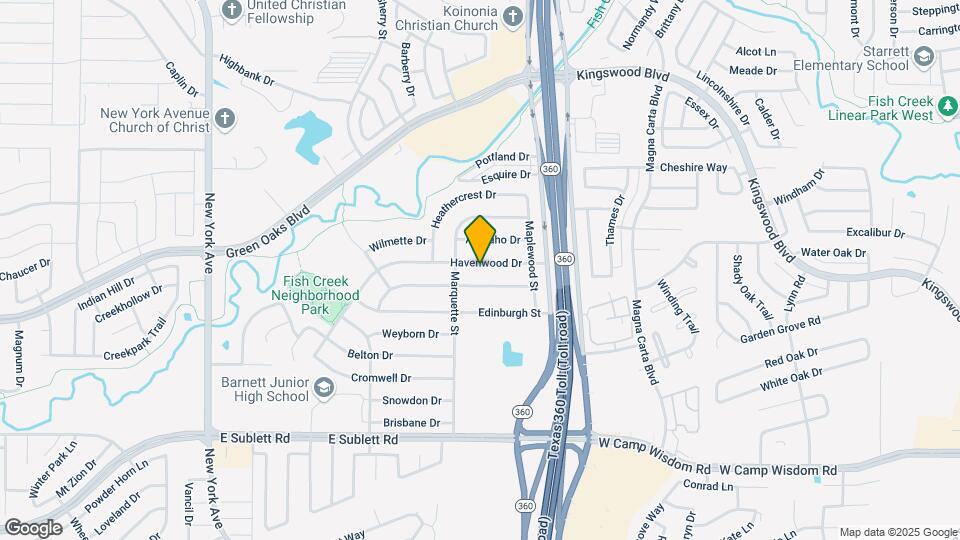 2408 Havenwood Dr Map and Location Details