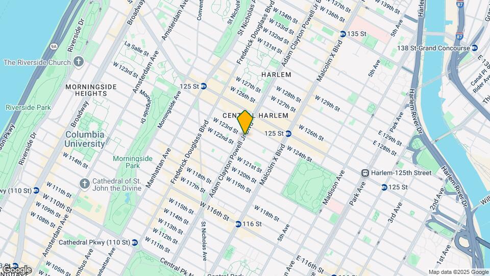 200 W 123rd St Map and Location Details