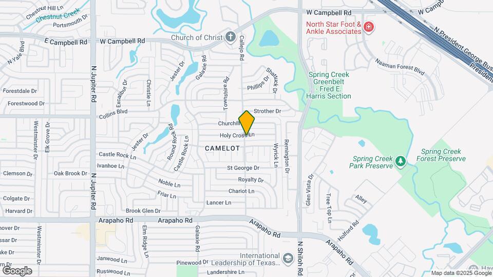 2718 Holy Cross Ln Map and Location Details