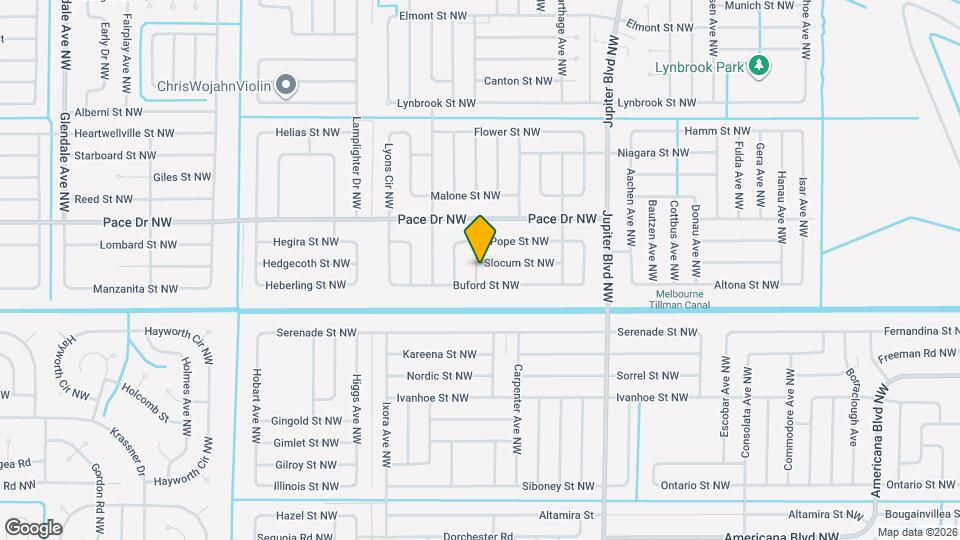 1091 Slocum St NW Map and Location Details