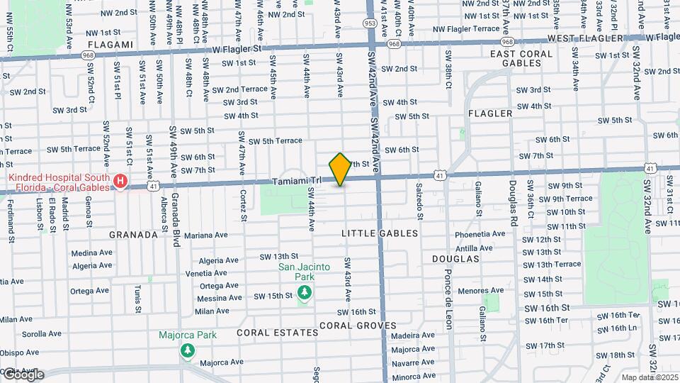 828 SW 43rd Ave Map and Location Details
