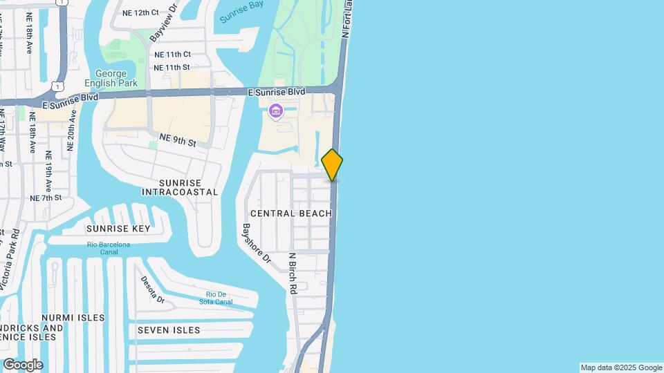 701 S Fort Lauderdale Beach Blvd Map and Location Details