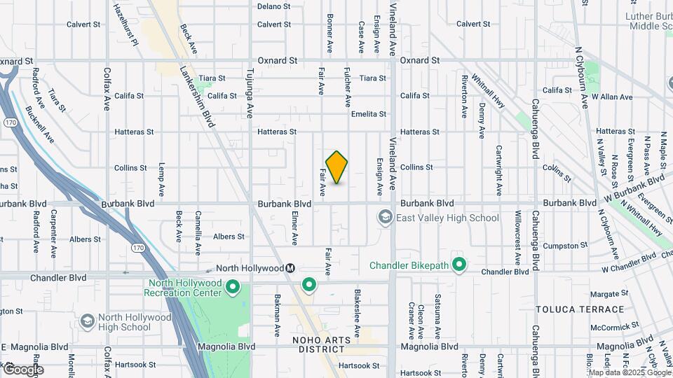 5624 Fair Ave Map and Location Details