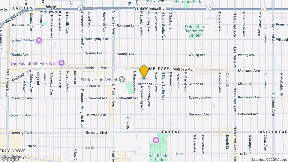 610 N Spaulding Ave Map and Location Details