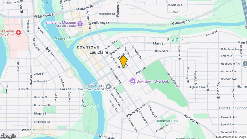613 S Dewey St Map and Location Details