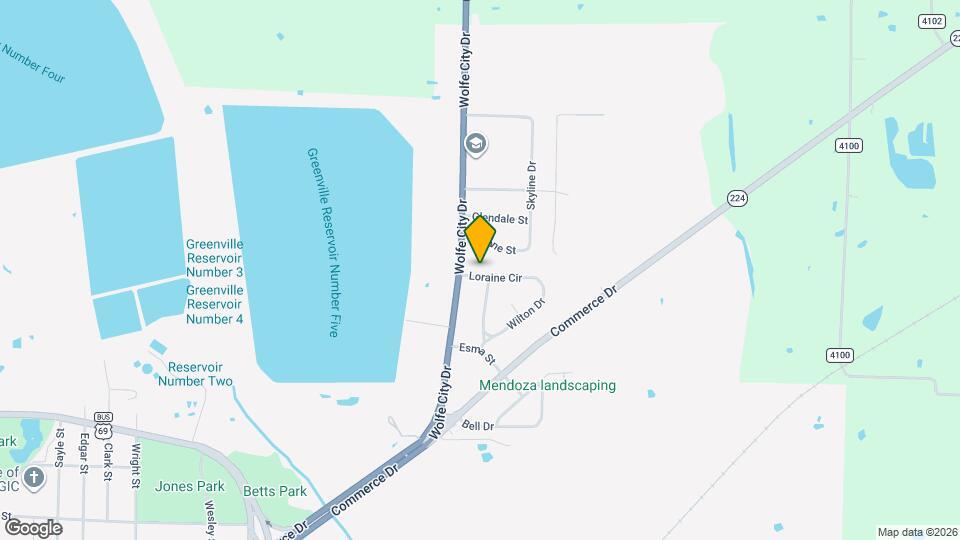 500 Loraine Cir Map and Location Details