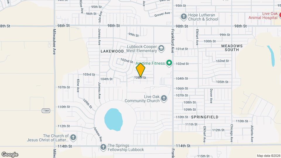 10404 Genoa Ave Map and Location Details