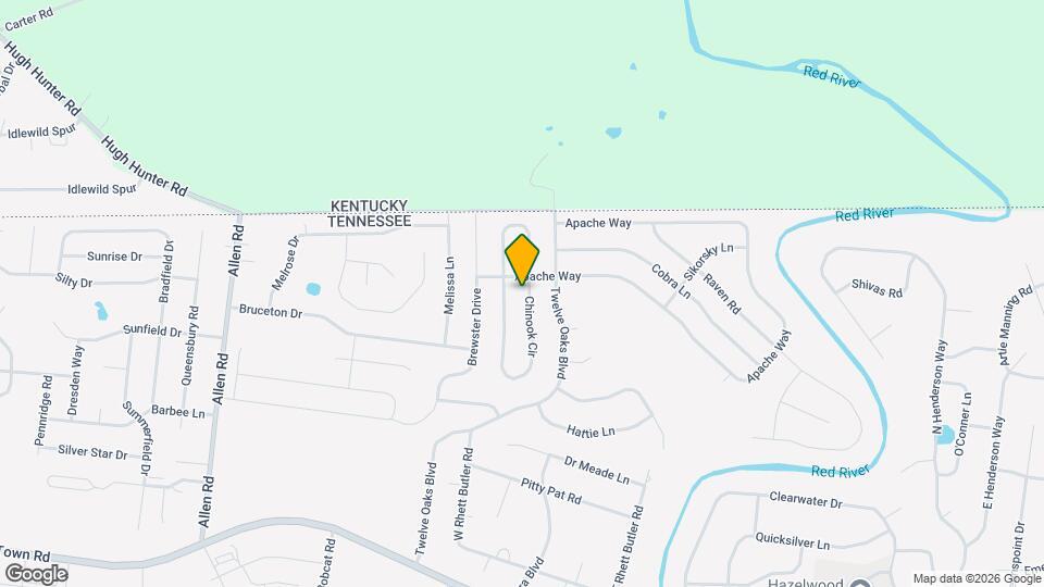 1108 Chinook Cir Map and Location Details