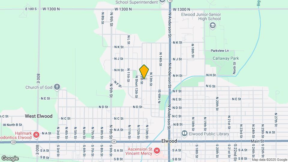 709 N 12th St Map and Location Details