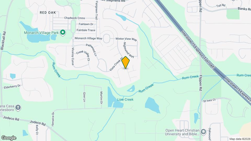 1604 Thornwick Trace Map and Location Details