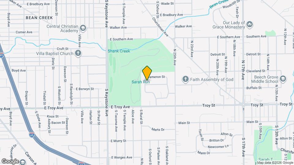 2839 S Oxford St Mapa y Detalles de la Ubicación