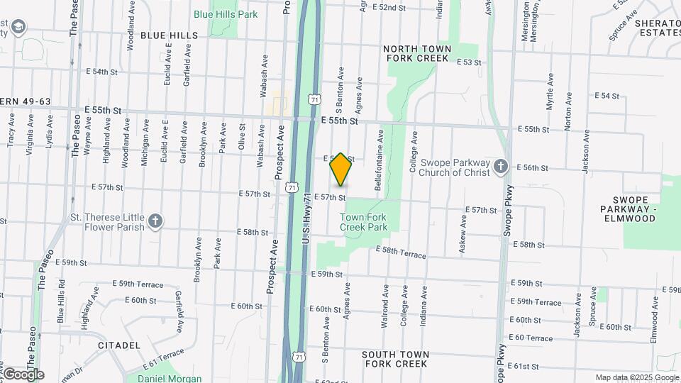 5646 Agnes Ave Map and Location Details