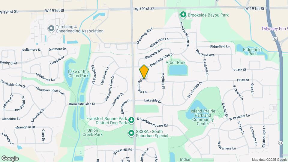 19501 Southfield Ln Map and Location Details