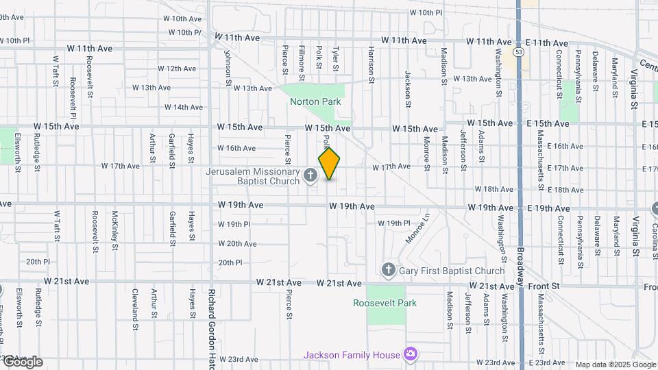 1745 Polk St Map and Location Details