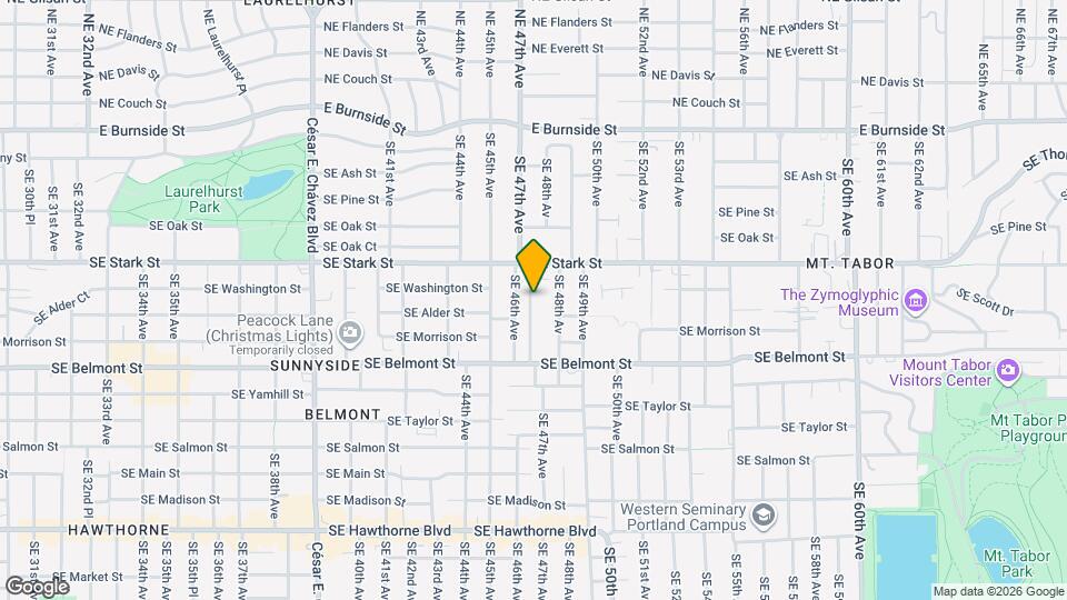 636 SE 47th Ave Map and Location Details