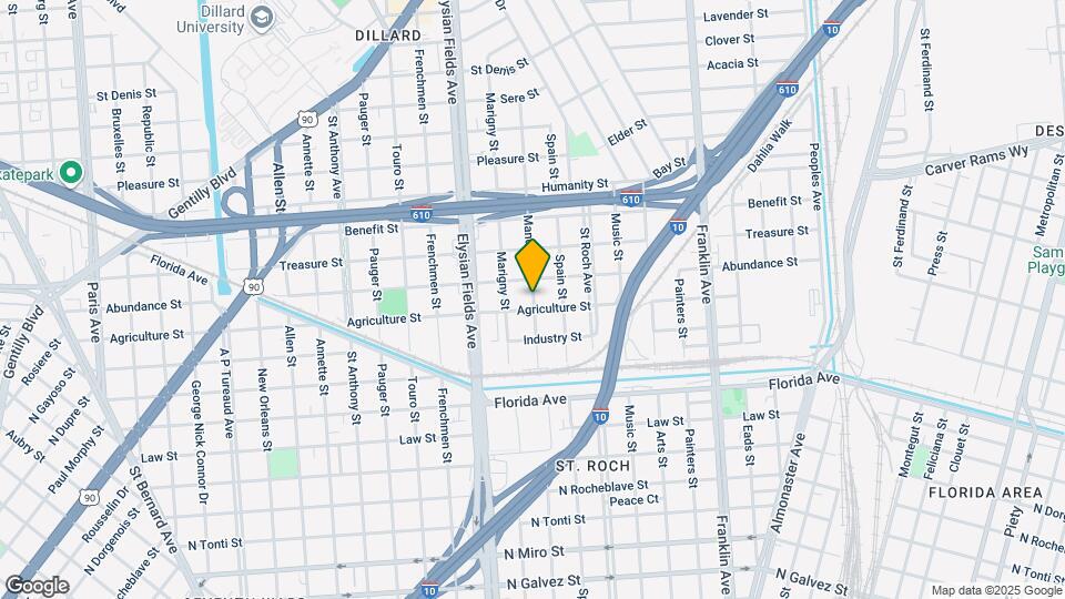 2910-2910 Mandeville St Map and Location Details