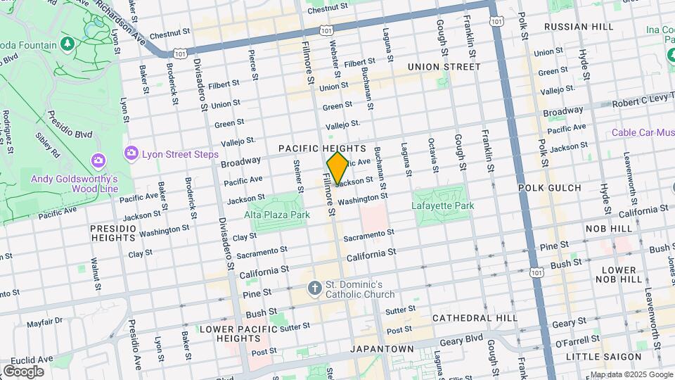 2377 Jackson St, Unit 2377 Map and Location Details