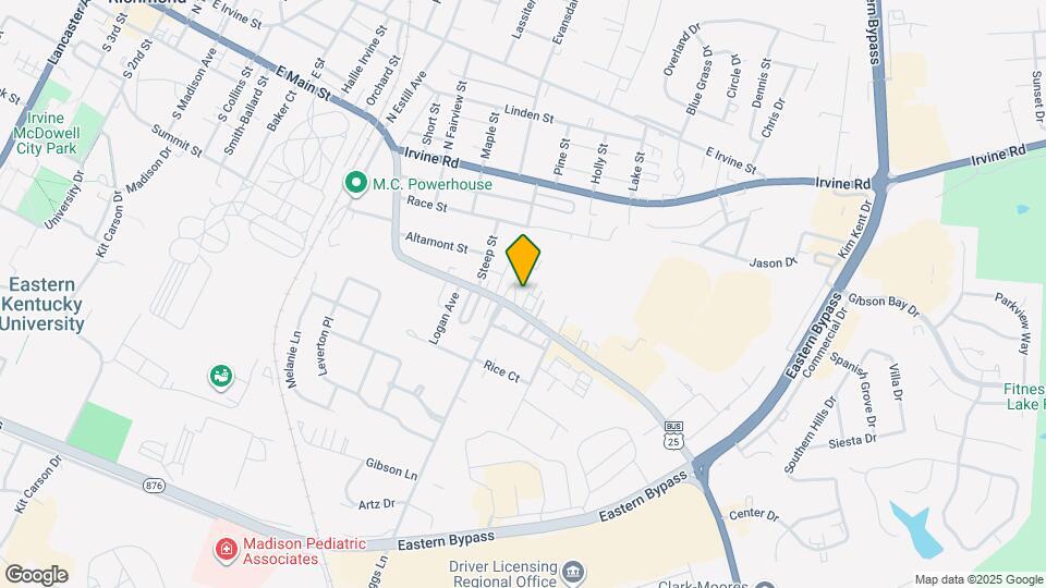 447 Big Hill Ave Map and Location Details