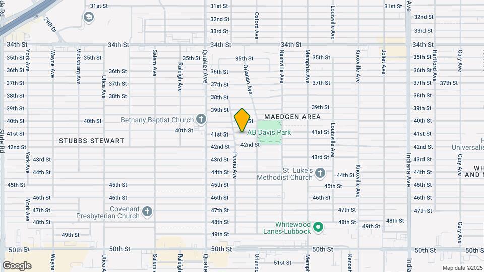 4211 41st St Map and Location Details