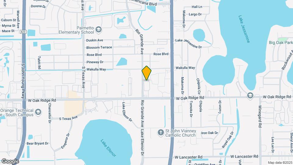 1625 W Oak Ridge Rd Map and Location Details