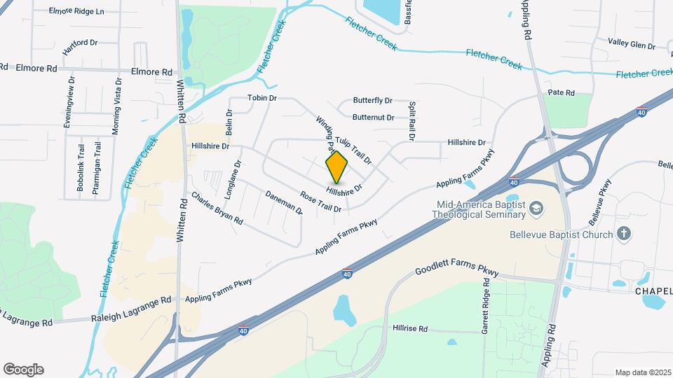 7094 Hillshire Dr Map and Location Details