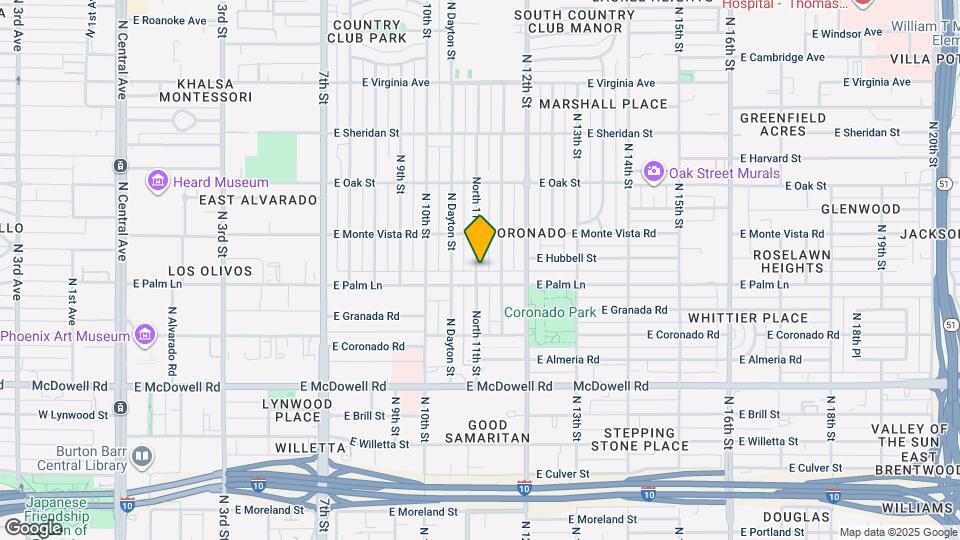 2011 N 11th St Map and Location Details
