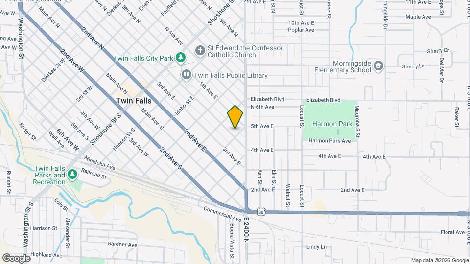 551 1/2 4th Ave E Map and Location Details