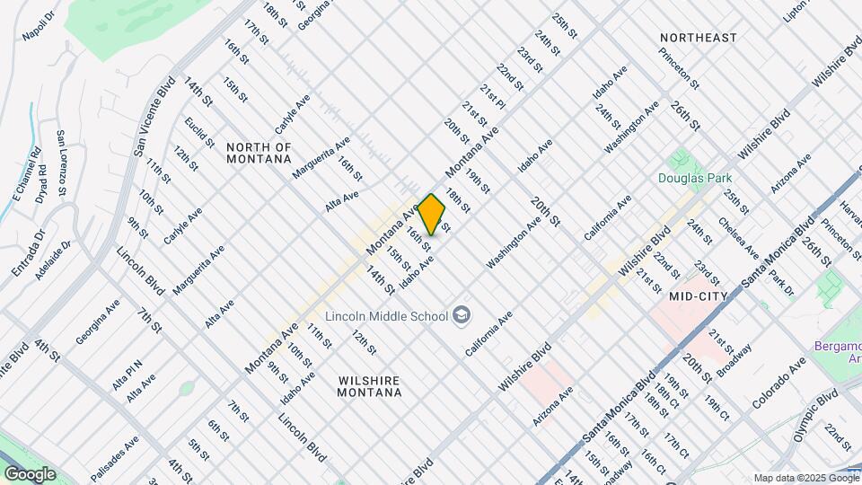 847 16th St Map and Location Details