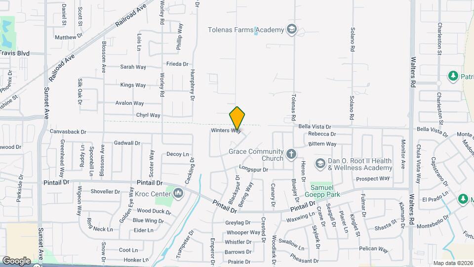 1024 Winters Way Map and Location Details