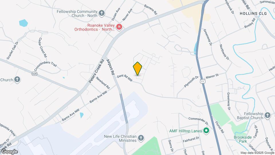 1105 Lakeview Pl Map and Location Details