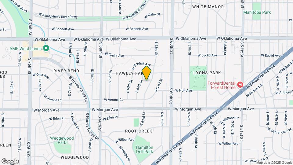 3353 S 63rd St Map and Location Details
