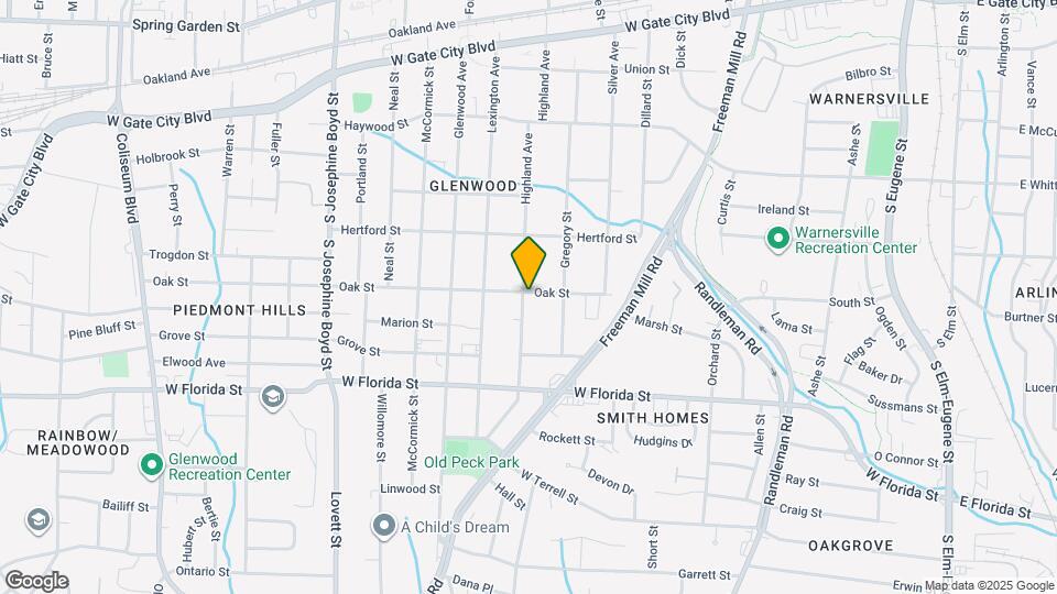 1201 Highland Ave, Unit A Mapa y Detalles de la Ubicación