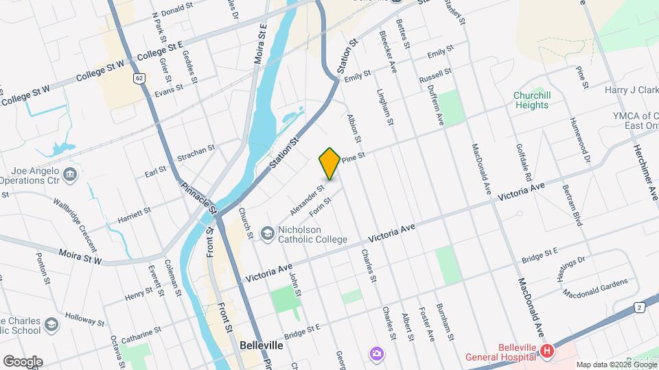 Alexander Street - 1 Bed Map and Location Details