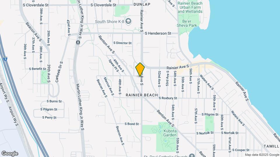 5025 S Fletcher St Map and Location Details