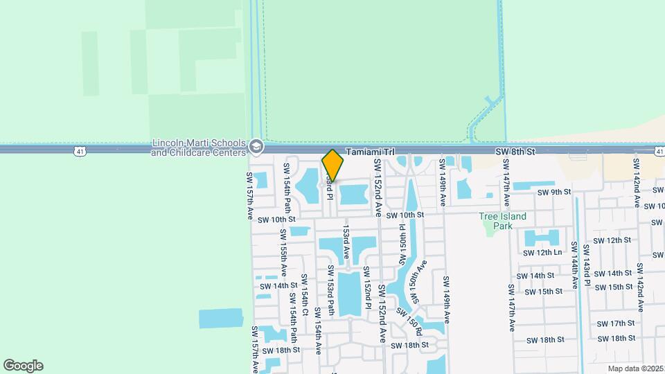 906 SW 153rd Ct Map and Location Details