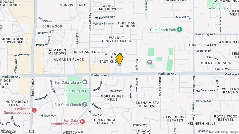5429 Greenbrier Way Map and Location Details