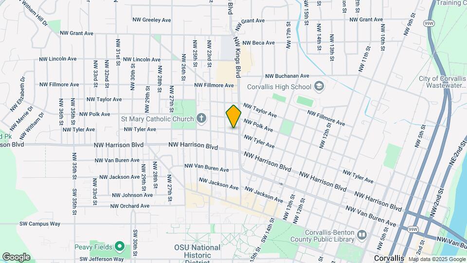 2013 NW Tyler Ave Map and Location Details