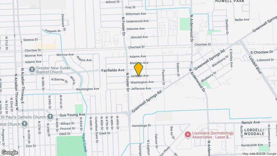 5126 Jackson Ave Mapa y Detalles de la Ubicación