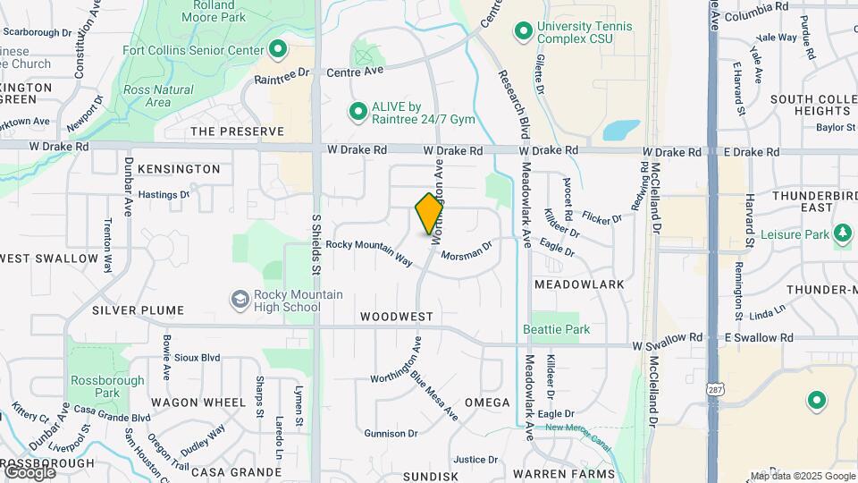 2807 Worthington Ave Map and Location Details